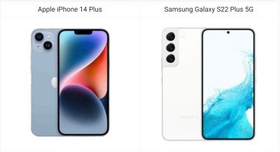 Apple iPhone 14 Plus vs Samsung Galaxy S22 Plus 5G