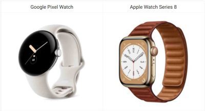 Pixel Watch vs Apple Watch Series 8