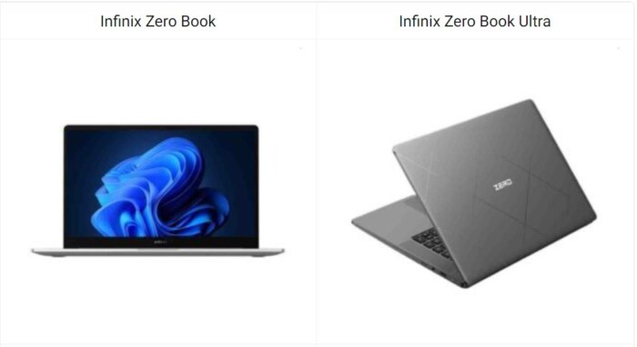 Infinix Zero Book vs Zero Book Ultra