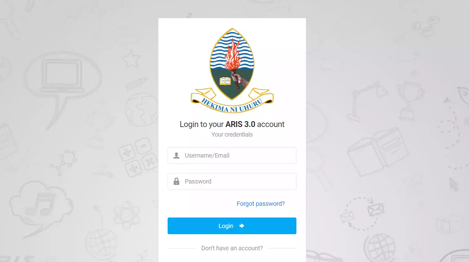 Aris 3 UDSM Login Aris3.udsm.ac.tz Login (2024) Price in Tanzania