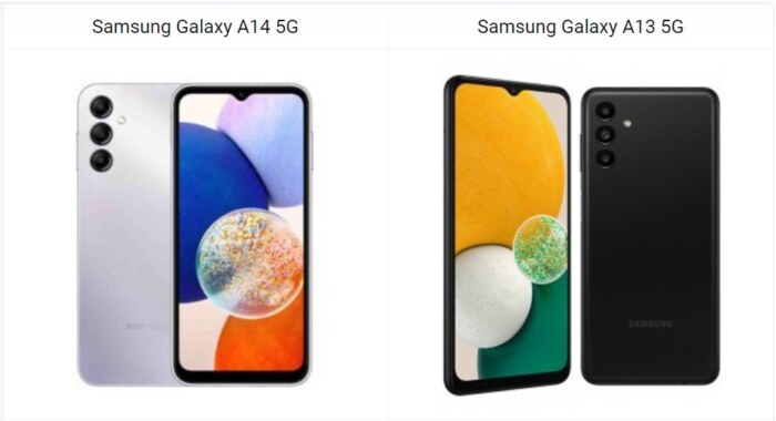 Samsung Galaxy A14 5G vs Galaxy A13 5G