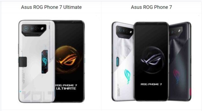 Asus ROG Phone 7 Ultimate vs Asus ROG Phone 7