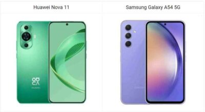 Huawei Nova 11 vs Samsung Galaxy A54 5G
