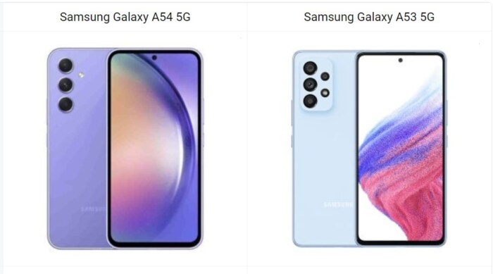 Samsung Galaxy A54 5G vs Galaxy A53 5G