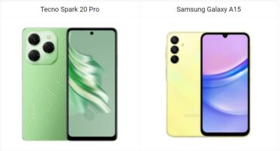 Tecno Spark 20 Pro vs Samsung Galaxy A15
